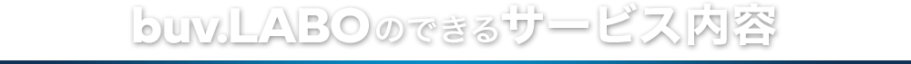 buv.LABOのできるサービス内容